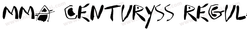 MMa CenturySS Regula字体转换